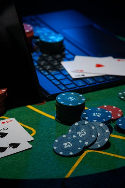 Roulette wheel spinning during live broadcast
